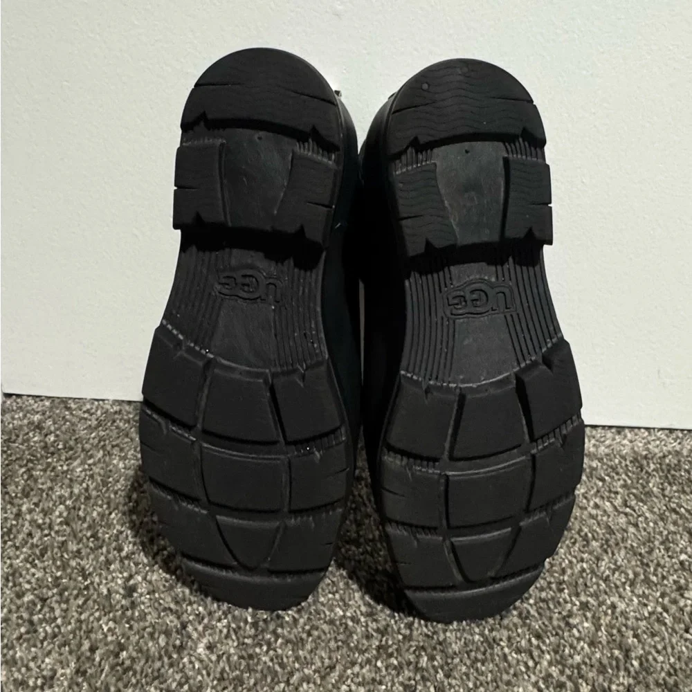 UGG Black Ankle Rain Boots (7) - Picture 6 of 9
